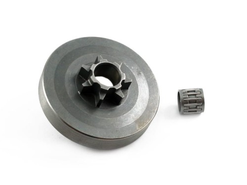 Bęben (kosz) sprzęgła z zębatką stałą i łożyskiem piły CZPIL-0012