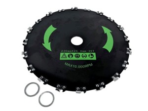 Tarcza tnąca z łańcuchem 230mm kosy AKC-0118