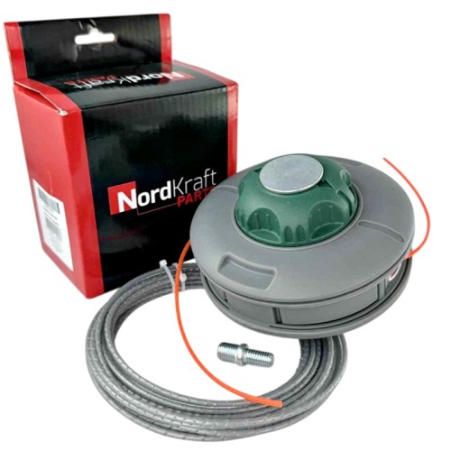 Głowica żyłkowa T26 M10x1,25 z adapterem EMAK M8x1,25 + żyłka tnąca CZKOS-0388