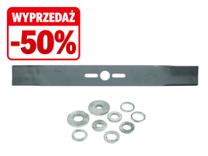 Nóż T7 uniwersalny prosty z podkładkami (55,2cm) do kosiarek CZKSI-0183