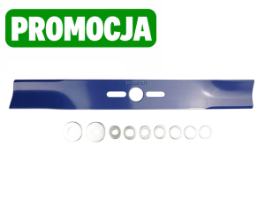 Nóż T4 uniwersalny prosty z podkładkami (45,1cm) do kosiarek CZKSI-0180