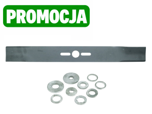 Nóż T6 uniwersalny prosty z podkładkami (52,7cm) do kosiarek CZKSI-0182