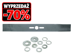 Nóż T7 uniwersalny prosty z podkładkami (55,2cm) do kosiarek CZKSI-0183