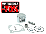 Tłok Ø 43mm kompletny (45CC) z uszczelką piły CZPIL-0034