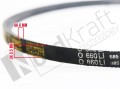 Pasek klinowy 660 Li  685 Lw CZKSI-0277
