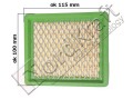 Filtr powietrza wysoki kosiarki CZKSI-0098